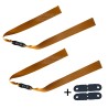 Gumy płaskie trapezowe TheraBand | 20/12mm | 25cm + skórzane koszyczki gratis
