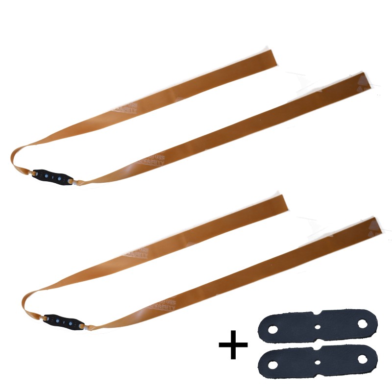 DŁUGIE 35cm gumy Styl motylkowy TheraBand Gold +owijki +koszyczki